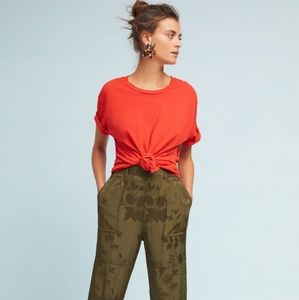 Anthropologie Silky Utility Pants